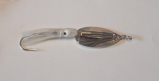 Genuine silver 3/8oz glow hoochie